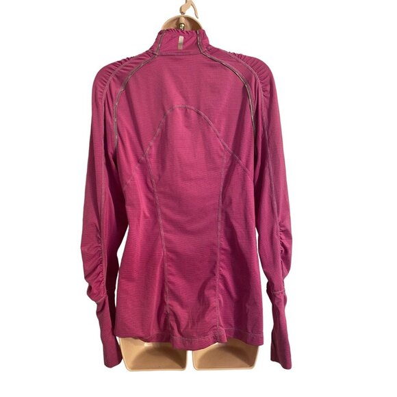 zella small 1/4 zip workout jersey with thumb holes Fitness shirt Activewear - Picture 6 of 9